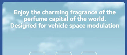 Smart Car Air Freshener Rechargeable Aroma Diffuser 5 Levels of Adjustable Intelligent  Diffuser Pickup Light Starry Sky Summit
