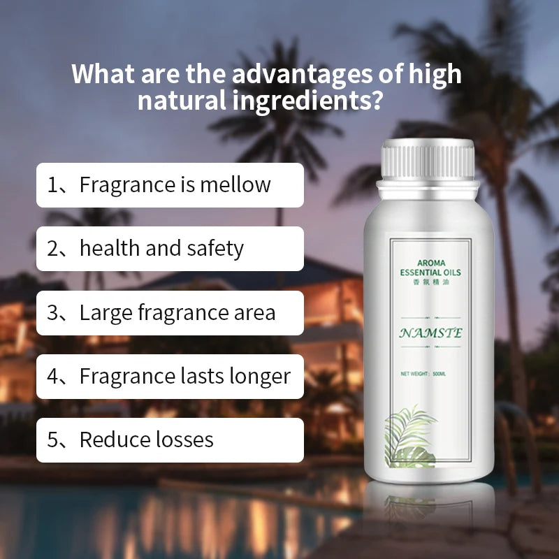 100ML Hotel Room Fragrance Diffuser for Home Air Freshener Scenting Device Air Purifier Humidifier Car Essential Oil Refil