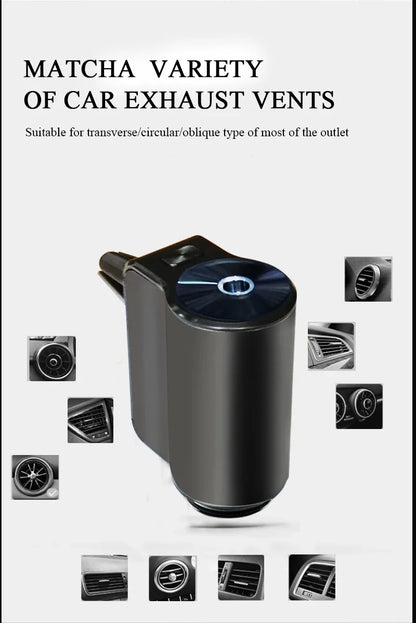 Penyegar &amp; Pelembap Udara Kereta – Penyebar Aroma Dwi-Fungsi dengan Minyak Pati