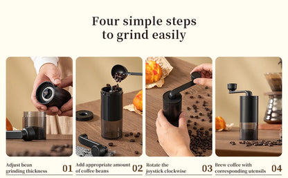 Bearing Adjustable Coffeebe Manual Coffee Grinder Ceramic Grinding Core Professional Double Hand Crank Coffee Grinder CoffeeBean