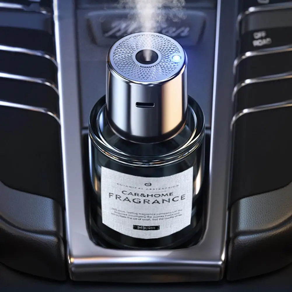 Car Mounted Fragrance Spray Perfume Essential Oil Diffuser Humidifier Intelligent Fragrance Locomotive Large Capacity