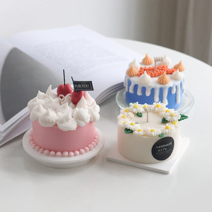 3D Cake-Shaped Silicone Molds – Realistic Dessert-Inspired Candle & Baking Molds