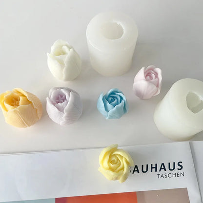 3D Tulip Silicone Mold – DIY Candle, Soap, and Craft Making Supplies