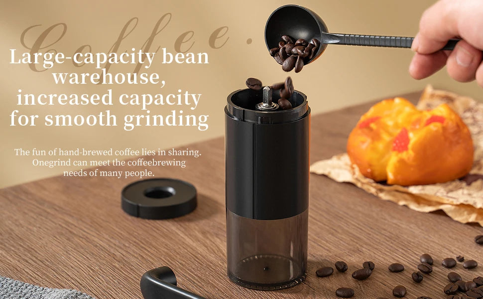 Bearing Adjustable Coffeebe Manual Coffee Grinder Ceramic Grinding Core Professional Double Hand Crank Coffee Grinder CoffeeBean