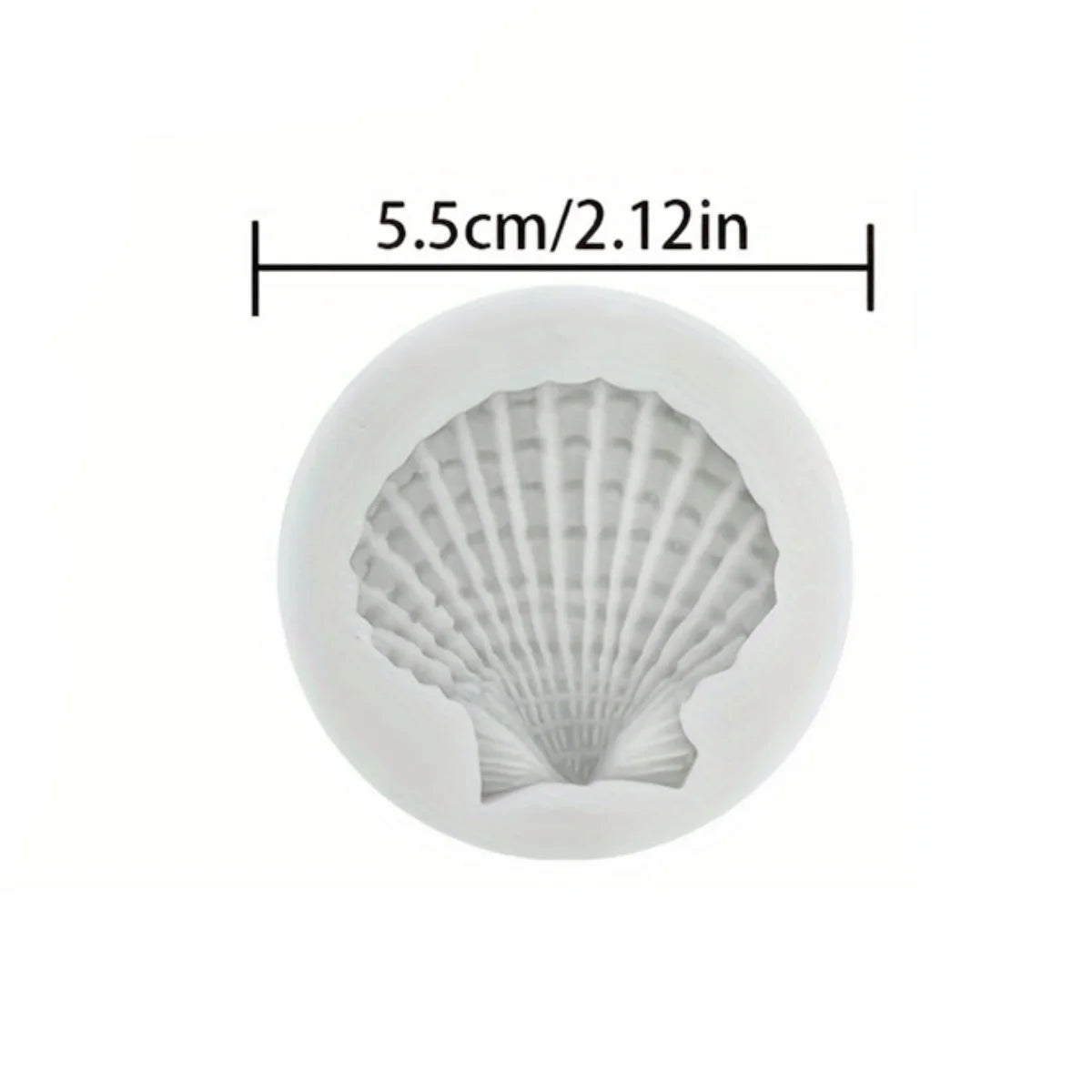 3PCS Ocean-Themed Silicone Molds – Conch, Starfish & Coral for Baking & Crafts