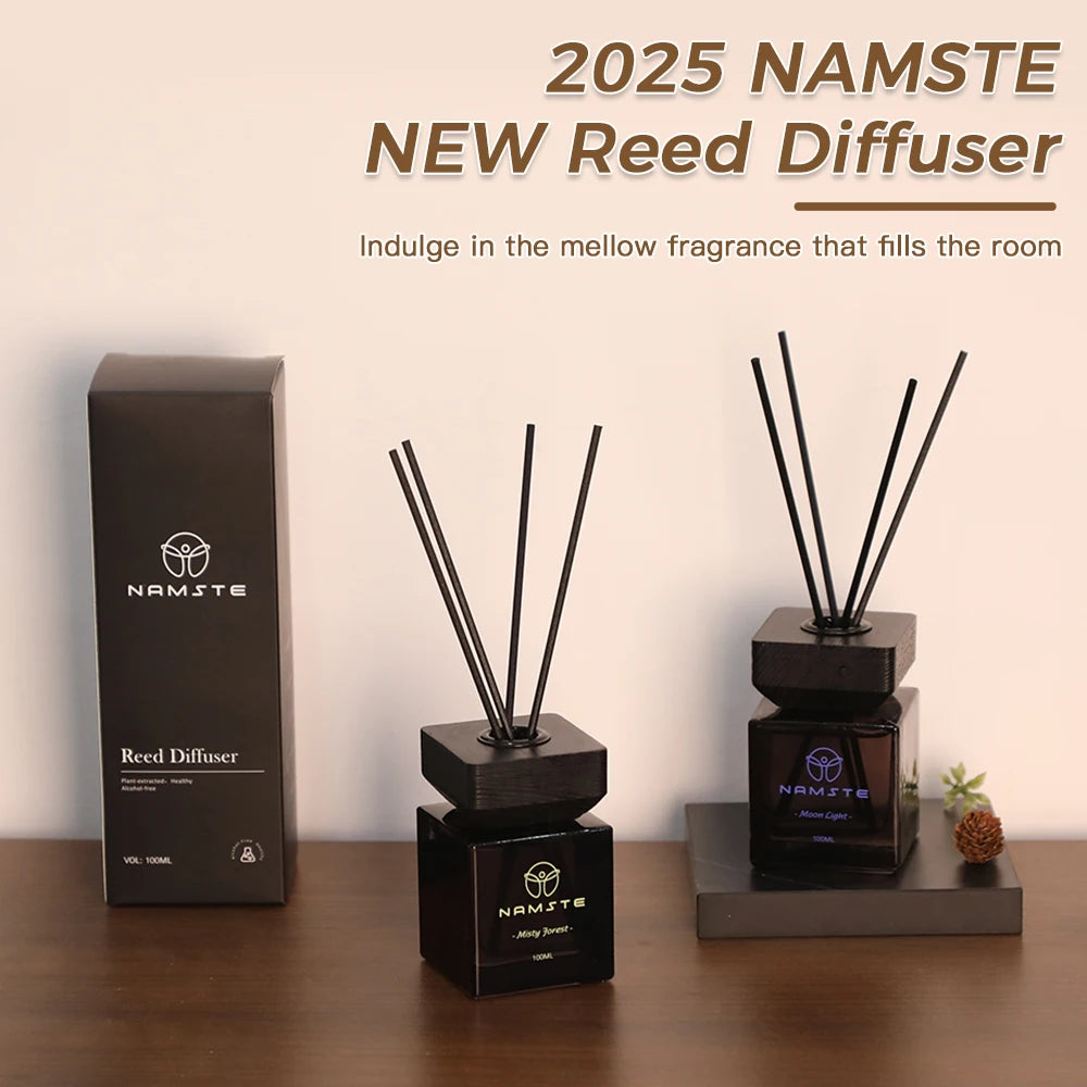 Rattan Essential Oil 100ML Perfume Room Fragrance Replace Aroma Diffuser Flavoring for Home Bathroom Fragrance Air Freshener