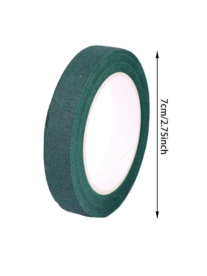 Self-Adhesive Green Floral Tape – DIY Flower Wrapping for Bouquets & Crafts