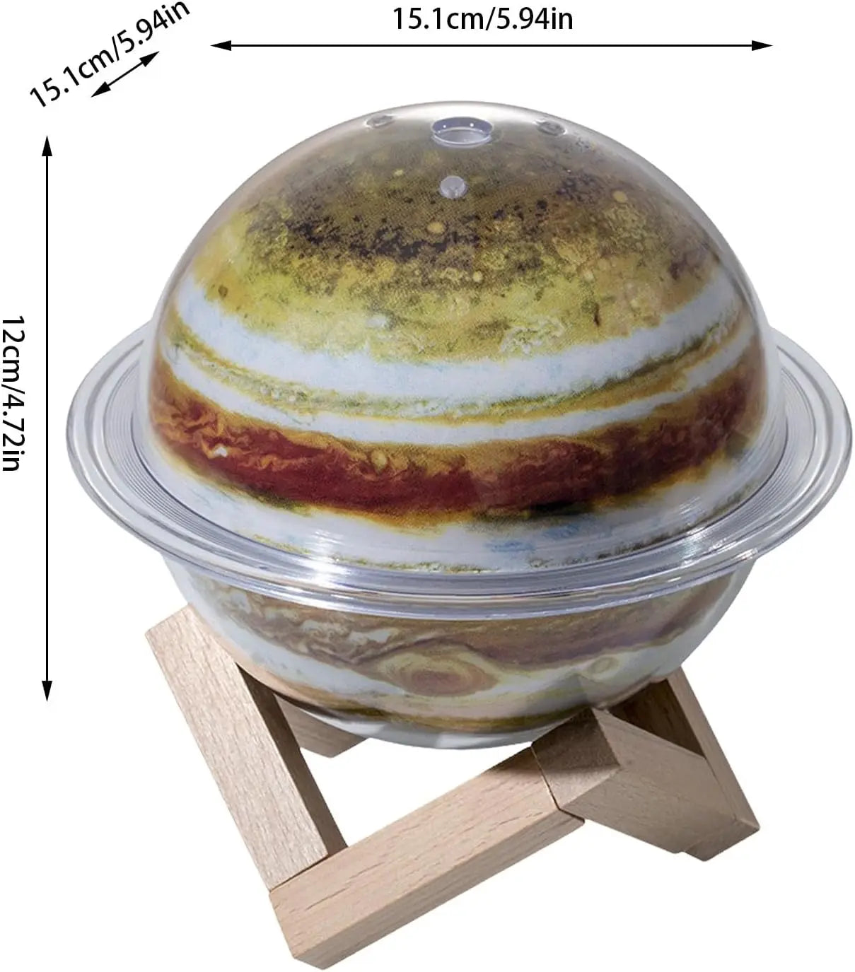 3-in1 Galaxy/Planet Humidifier 7 Colors Night Lamp Portable Aromatherapy Diffuser USB Kids Quiet Atmosphere Creative Gift Deco