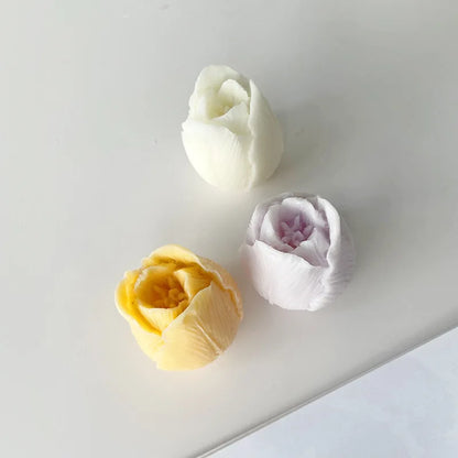 3D Tulip Silicone Mold – DIY Candle, Soap, and Craft Making Supplies