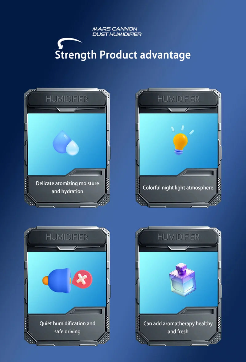 Xiaomi Mini Car Air Humidifier USB Electric Aroma Diffuser Essential Oil Purifier Aromatherapy Mist Maker Lights in Car Home