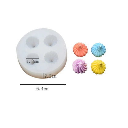 3D Cake-Shaped Silicone Molds – Realistic Dessert-Inspired Candle & Baking Molds