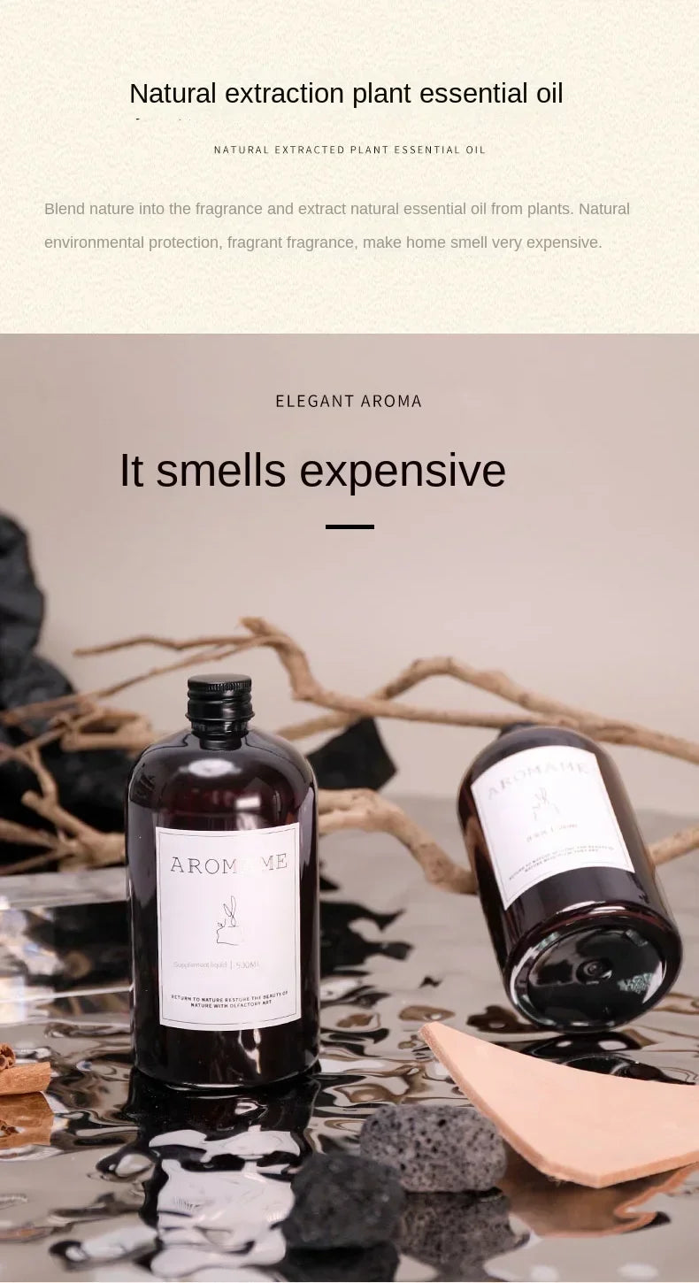 1000ml Burj Al Arab Reed Diffuser Oil Hilton Shangri-La Hotel Lasting Aromatherapy Fragrance Replacement Essential Oils for Home