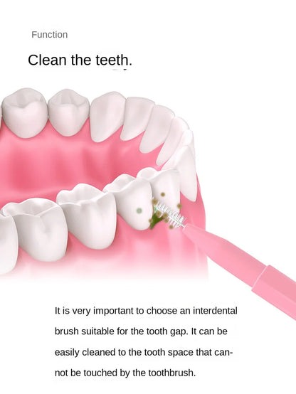 30/60/120Pcs Interdental Brushes Health Care Tooth Escova Interdental Cleaners Orthodontic Dental Teeth Brush Oral Hygiene Tool