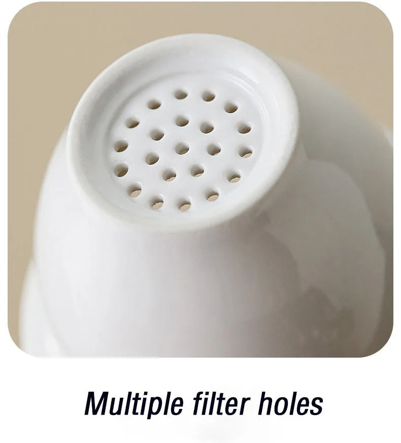 Elegant Chinese-Style Ceramic Tea Set – 4 Cups, Teapot & Tea Canister in Gift Box