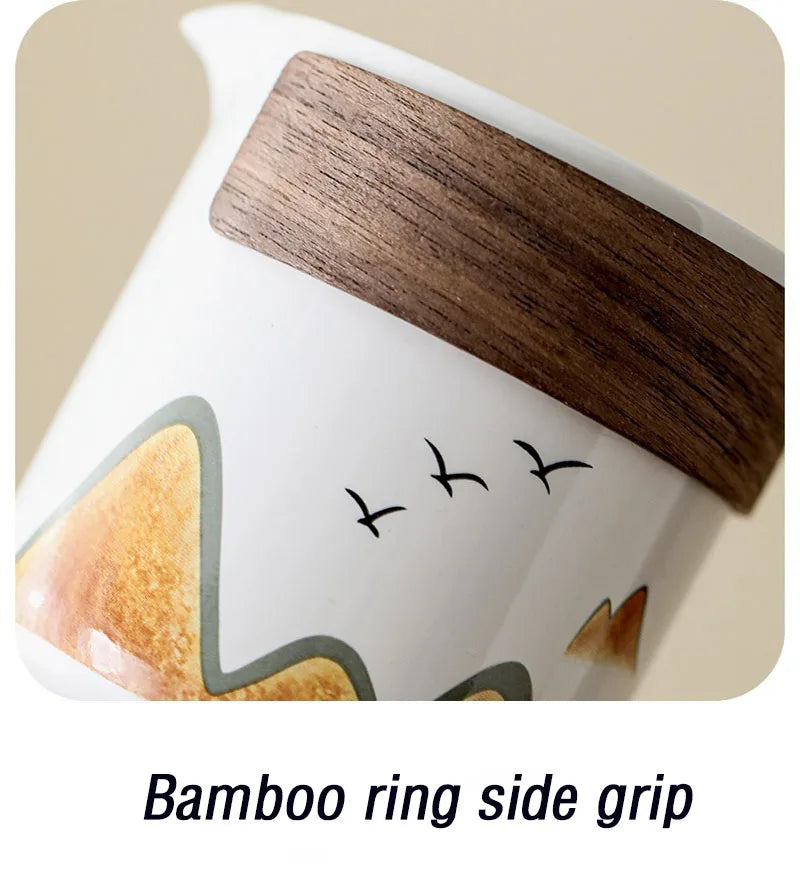 Elegant Chinese-Style Ceramic Tea Set – 4 Cups, Teapot & Tea Canister in Gift Box