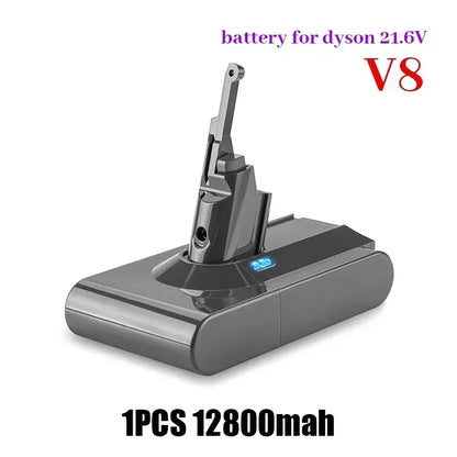 High-Capacity Replacement Battery for Dyson V8 Series – 21.6V Li-Ion (12800mAh)