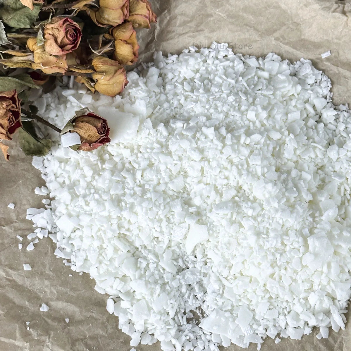 100% Natural Soy Wax Granules – Additive-Free, Smokeless Candle Making Wax (100g - 1KG)