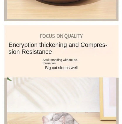 1pc Corrugated Paper Cat Scratcher and Toy Set - Durable and Fun Cat Scratching Pad for Happy and Healthy Felines