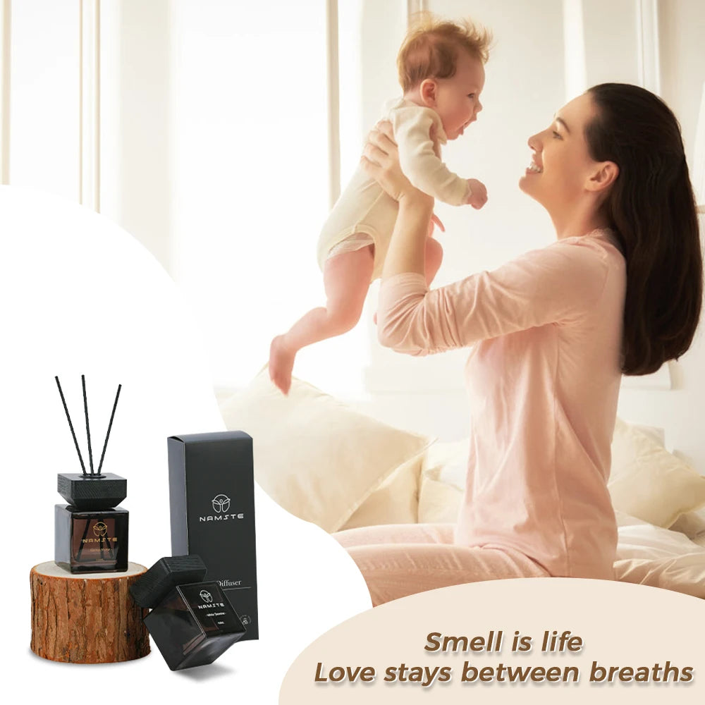 Rattan Essential Oil 100ML Perfume Room Fragrance Replace Aroma Diffuser Flavoring for Home Bathroom Fragrance Air Freshener