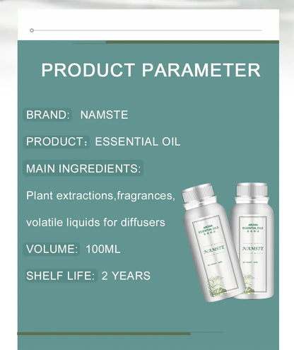 Namste 100ML Ritz Carlton Hotel Essential Oil Hotels Home Air Freshener Pure plant essential oil Free 3 Pieces Of 5ml Samples