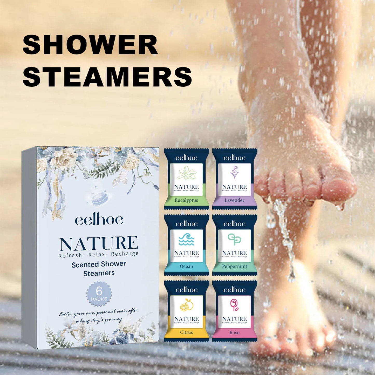 Aromatherapy Shower Steamers Assisting Sleep Relaxing Relieve Stress Shower Tablets for Bathbombs Spa Relaxation Gifts
