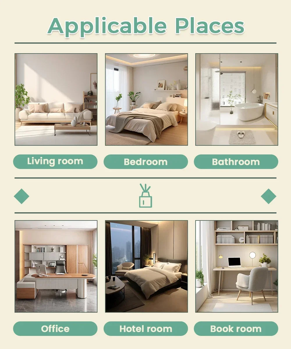 NAMSTE 100ML Reed Diffuser Set Siri Wangian Hotel Aromaterapi Tanpa Api Dalaman Wangian Tahan Lama Deodoran Bilik Mandi