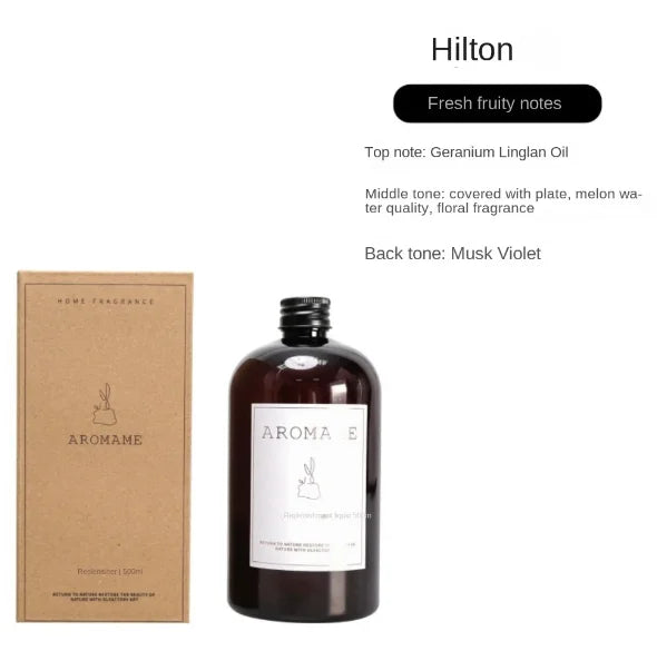 1000ml Burj Al Arab Reed Diffuser Oil Hilton Shangri-La Hotel Lasting Aromatherapy Fragrance Replacement Essential Oils for Home