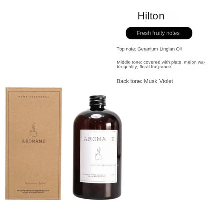 1000ml Burj Al Arab Reed Diffuser Oil Hilton Shangri-La Hotel Lasting Aromatherapy Fragrance Replacement Essential Oils for Home