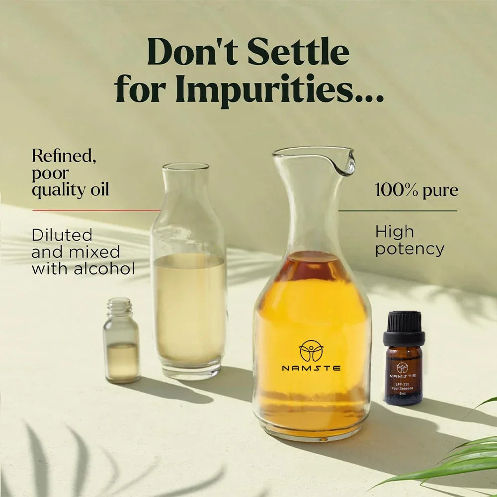 100% PURE Essential Set Oils For Aroma Diffuser Machine Air Humidifier Candle Making Scents  Hotel Series Fragrance Oil 5ML x 10