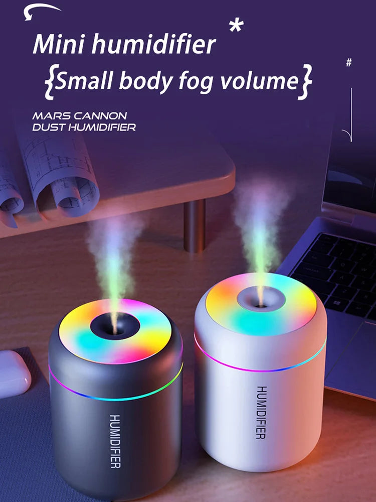 Xiaomi Mini Car Air Humidifier USB Electric Aroma Diffuser Essential Oil Purifier Aromatherapy Mist Maker Lights in Car Home
