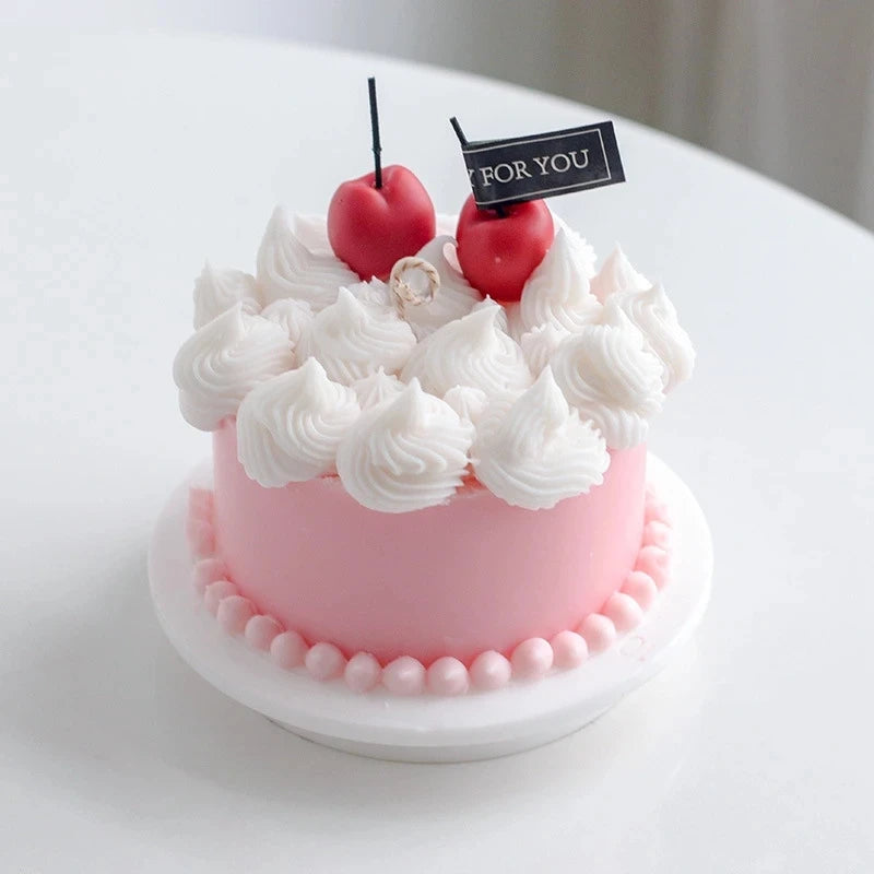 3D Cake-Shaped Silicone Molds – Realistic Dessert-Inspired Candle & Baking Molds