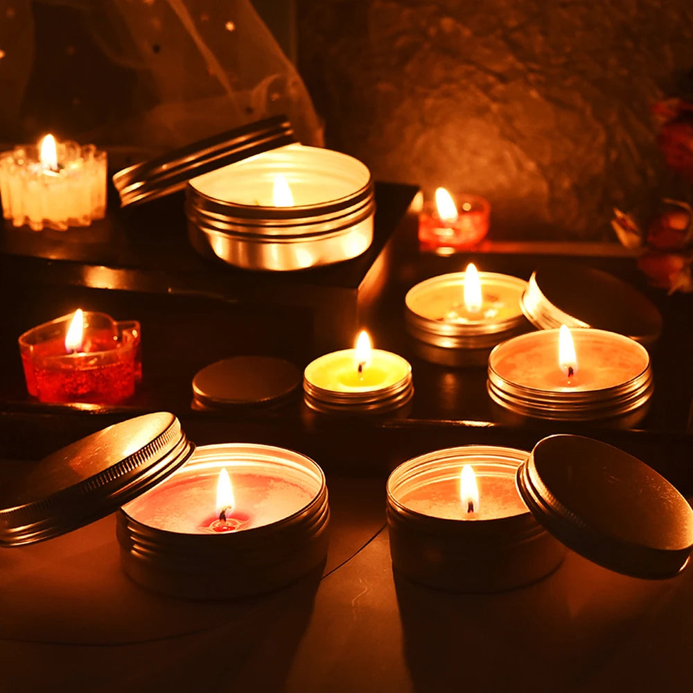 Candle Making Kits Candle Making Supplies Handmade Scented Art Candles Wax Melting Material Kits Wax Wicks Wax Pot Thermometers