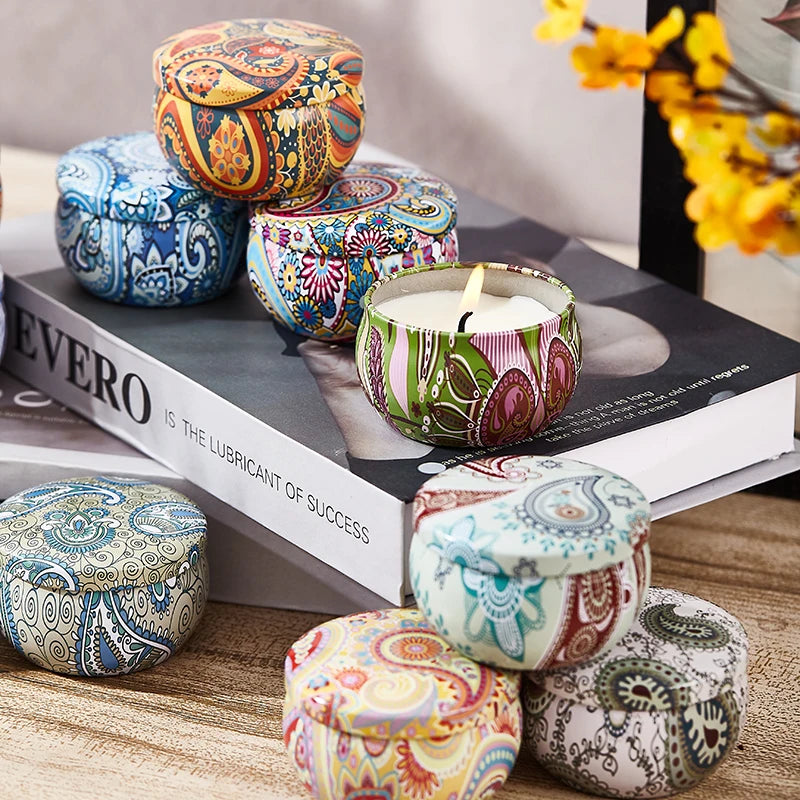 Set Lilin Bau Obisesio 12 Keping – Lilin Aromaterapi Lilin Soya Semulajadi untuk Rumah &amp; Relaksasi 