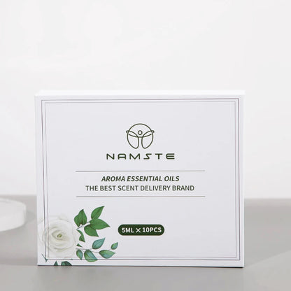 100% PURE Essential Set Oils For Aroma Diffuser Machine Air Humidifier Candle Making Scents  Hotel Series Fragrance Oil 5ML x 10