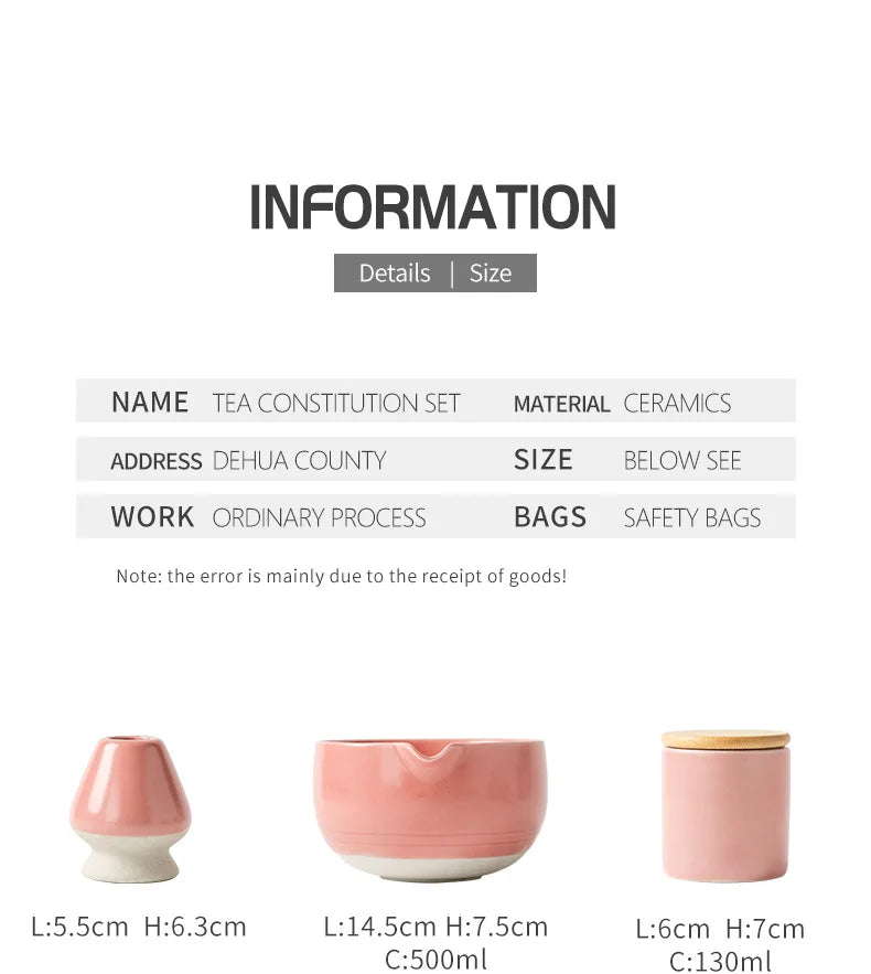 9PCS Japanese Matcha Set with Ceramic Bowl Bamboo Matcha Whisk and Tea Scoop for Tea Lovers Gifts Tea-Making Tools Accessories