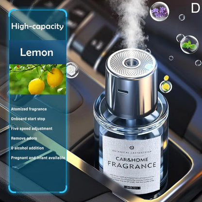 Car Mounted Fragrance Spray Perfume Essential Oil Diffuser Humidifier Intelligent Fragrance Locomotive Large Capacity