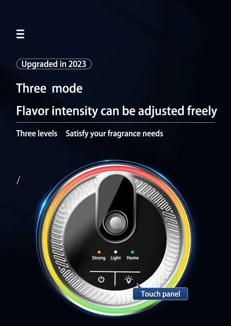 Car Air Freshener Smart Fragrance Diffuser 1000mAh Aroma Humidifier Starry Light Smell Distributor Interior Car Accessories