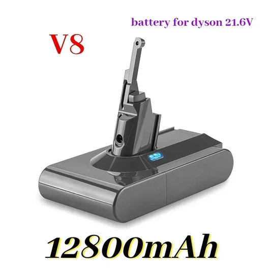 Bateri Gantian Berkapasiti Tinggi untuk Siri Dyson V8 – Li-Ion 21.6V (12800mAh) 