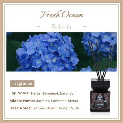 Rattan Essential Oil 100ML Perfume Room Fragrance Replace Aroma Diffuser Flavoring for Home Bathroom Fragrance Air Freshener