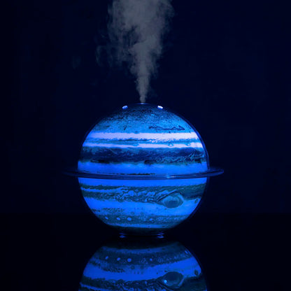 3-in1 Galaxy/Planet Humidifier 7 Colors Night Lamp Portable Aromatherapy Diffuser USB Kids Quiet Atmosphere Creative Gift Deco