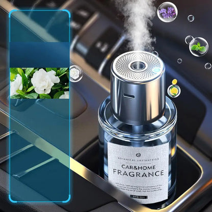 Car Mounted Fragrance Spray Perfume Essential Oil Diffuser Humidifier Intelligent Fragrance Locomotive Large Capacity