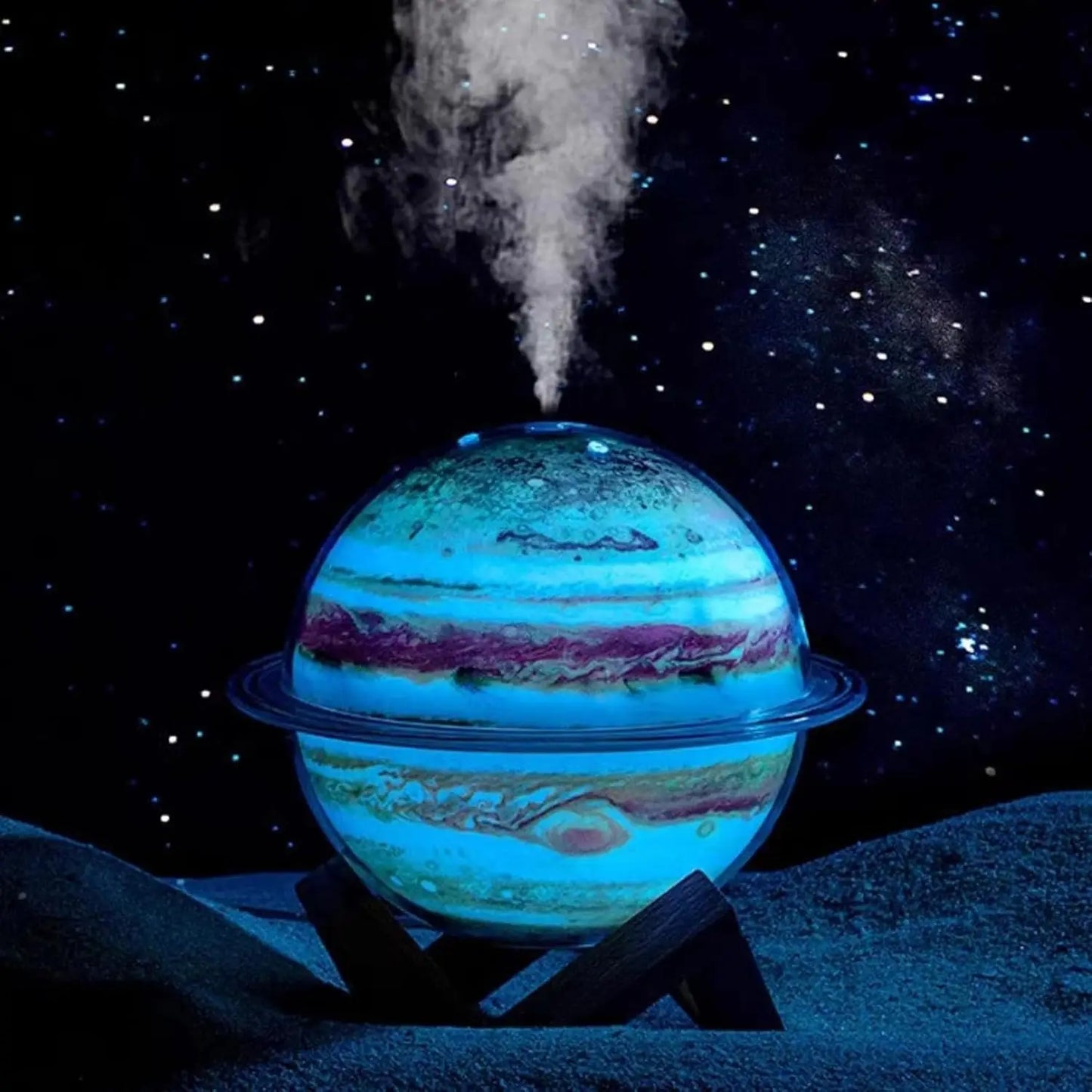 3-in1 Galaxy/Planet Humidifier 7 Colors Night Lamp Portable Aromatherapy Diffuser USB Kids Quiet Atmosphere Creative Gift Deco