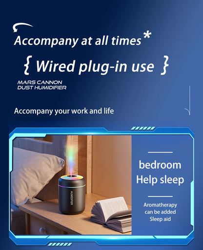 Xiaomi Mini Car Air Humidifier USB Electric Aroma Diffuser Essential Oil Purifier Aromatherapy Mist Maker Lights in Car Home