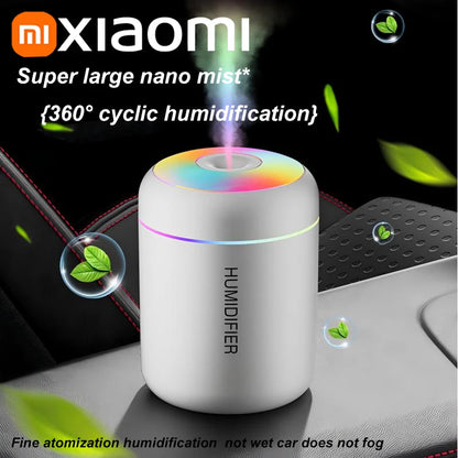 Xiaomi Mini Car Air Humidifier USB Electric Aroma Diffuser Essential Oil Purifier Aromatherapy Mist Maker Lights in Car Home