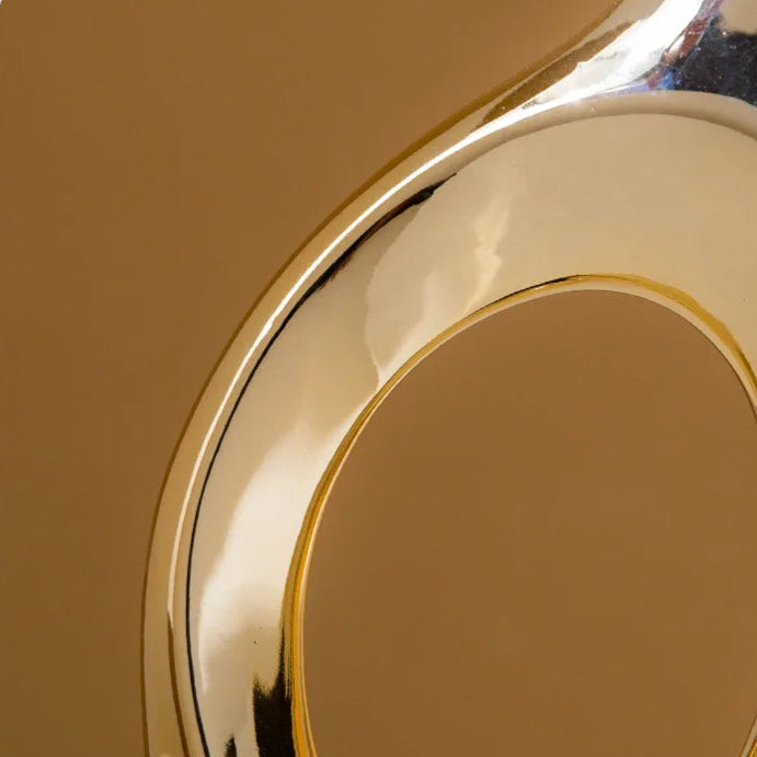 Hollow Out Embrace Ceramic Vase – Modern Irregular Cross-Shaped Tubular Design