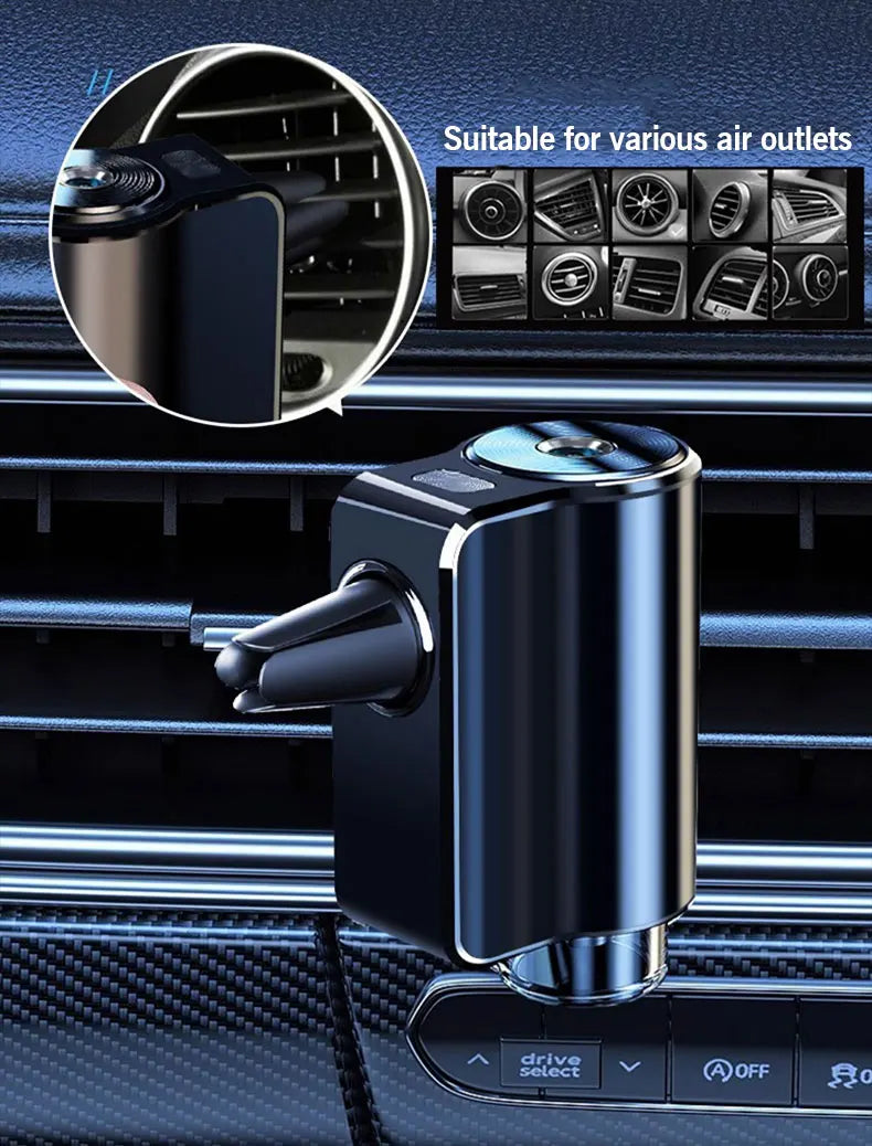 Car Electric Air Diffuser Aroma Car Air Vent Humidifier Mist Aromatherapy Car Air Freshener For Removing Odors Car Accessories