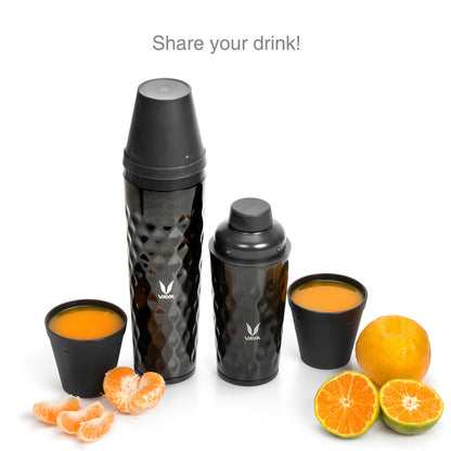 Drynk 3 in 1 Stainless Steel Water Bottle (Tumbler+Sipper+Gulper) with 2 Cups, 600 ml