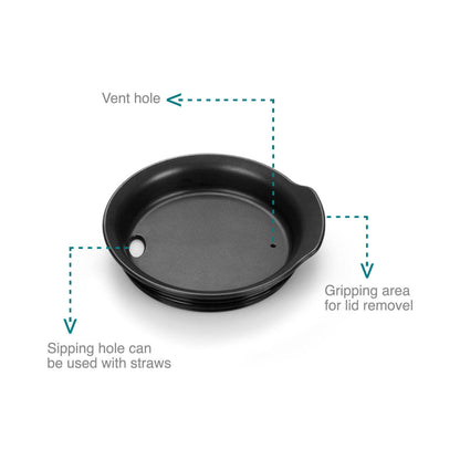 Tumbler Keluli Tahan Karat PopCup dengan Tudung, Mug Perjalanan Bertebat Vakum Dinding Dua Kali, 250ml 