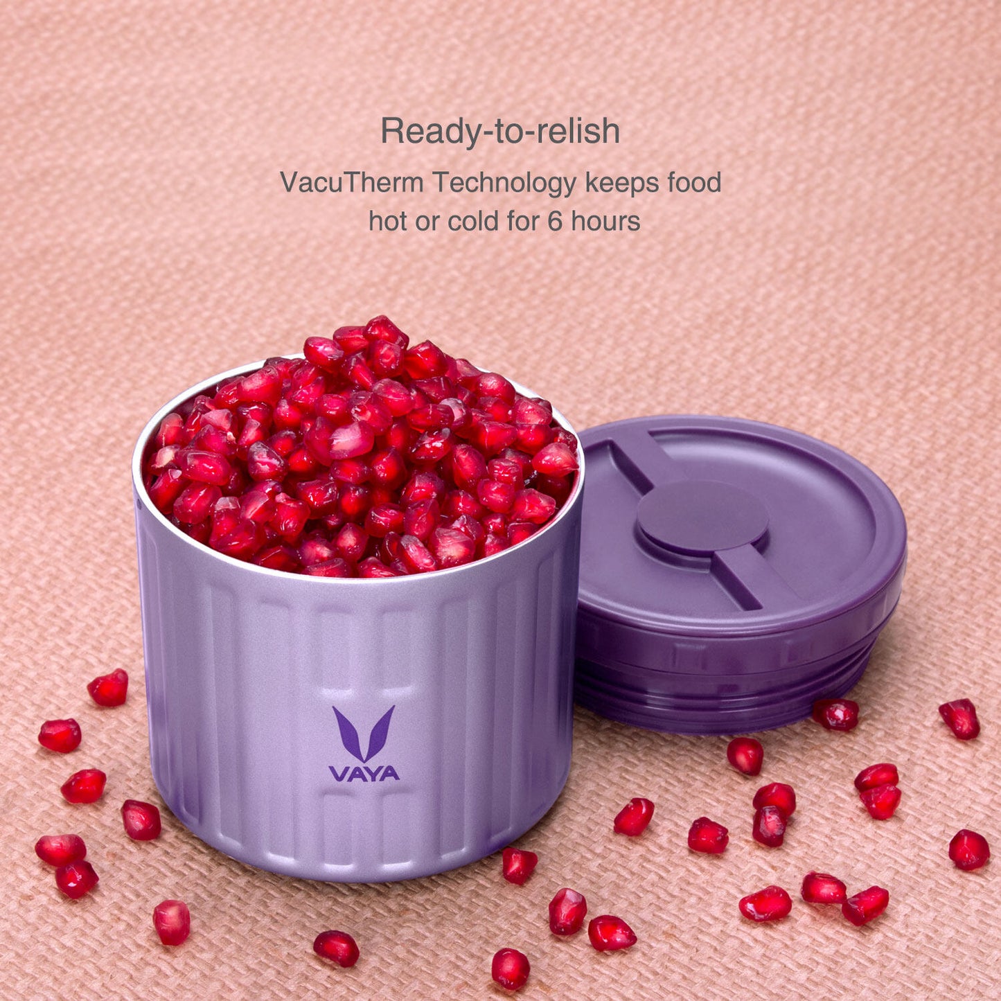 保鲜盒 300 毫升 - 真空隔热不锈钢餐盒、沙拉盒、餐盒、便携式午餐盒、水果盒，1 x 300 毫升