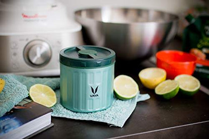 保鲜盒 300 毫升 - 真空隔热不锈钢餐盒、沙拉盒、餐盒、便携式午餐盒、水果盒，1 x 300 毫升